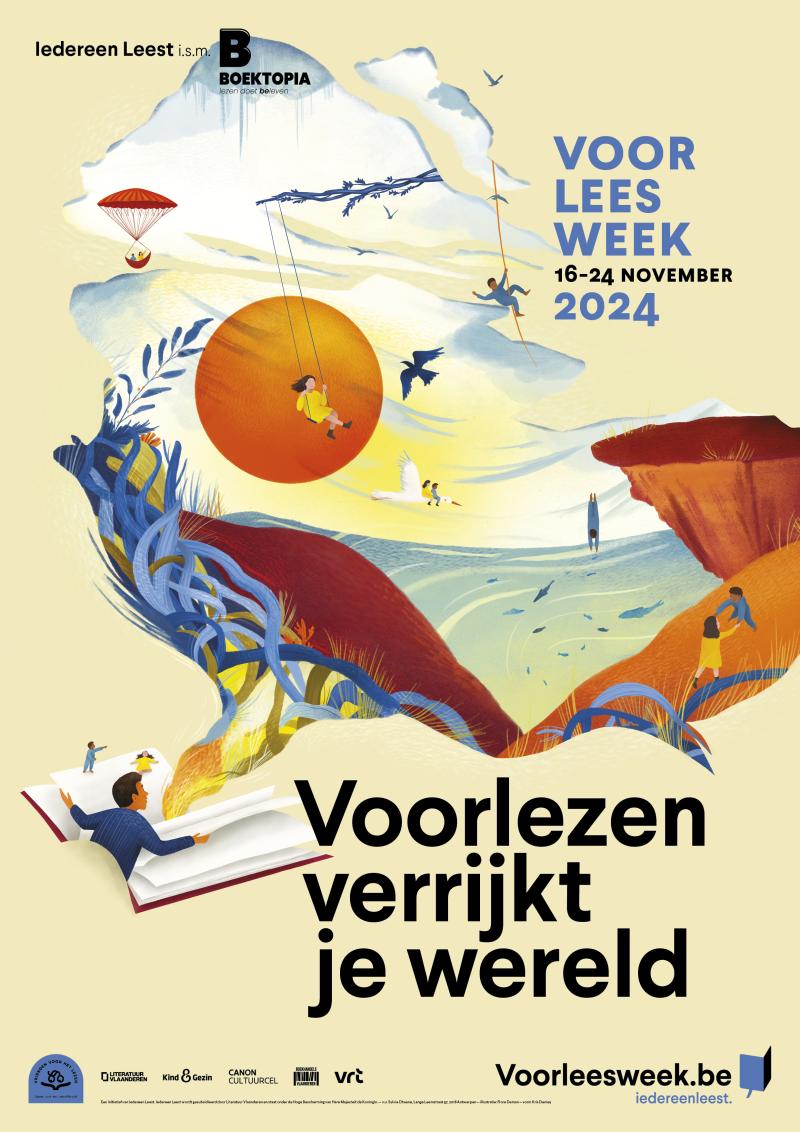 Affiche Voorleesweek 2024